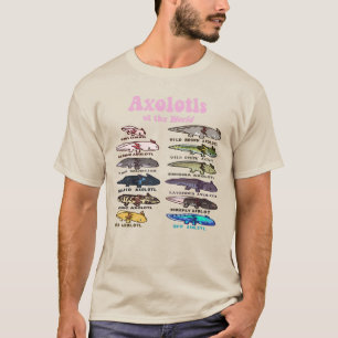 Kawaii Axolotl T-Shirt - Axolotls of the World