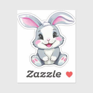 Kawaii Baby Bunny Sticker