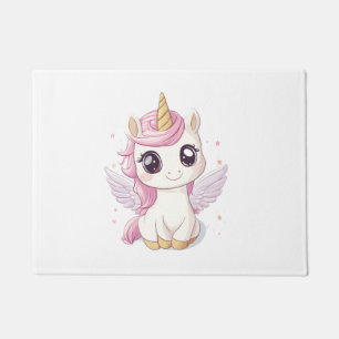 Kawaii Baby Unicorn (1) Doormat