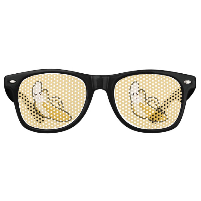 Kawaii Banana Retro Sunglasses (Front)