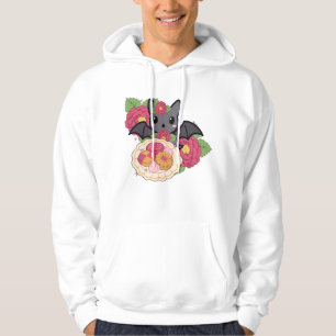 Kawaii Bat and Camellia Cookie Plate Hoodie