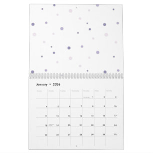 Kawaii Bat Monthly Calendar - "Daisuki" (I Love Yo
