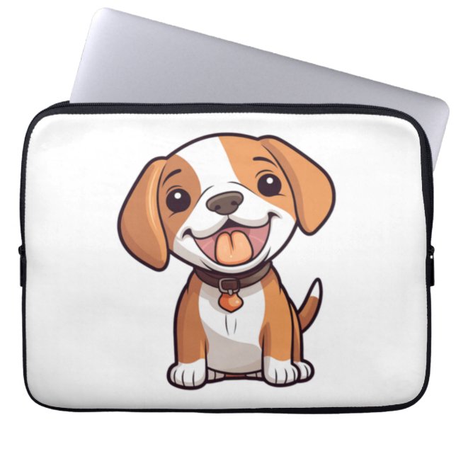 Kawaii Beagle Puppy   Laptop Sleeve (Front)