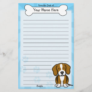 Kawaii Beagle Stationery