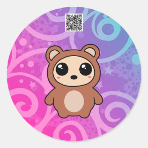 Kawaii Bear - Cute Animal Sticker