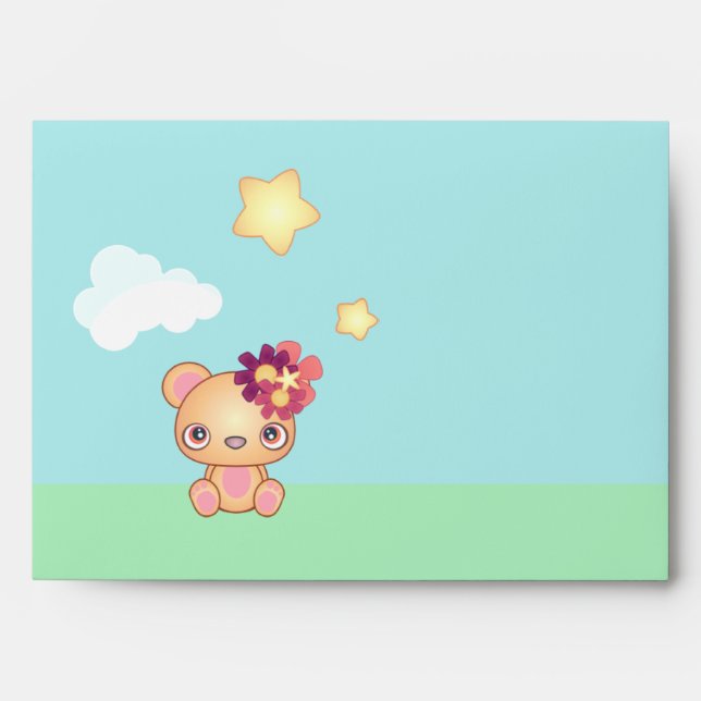 Kawaii Bear Envelopes (Front)