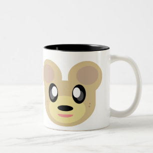 KAWAII BEAR HONEY SWEET CUTE Two-Tone COFFEE MUG