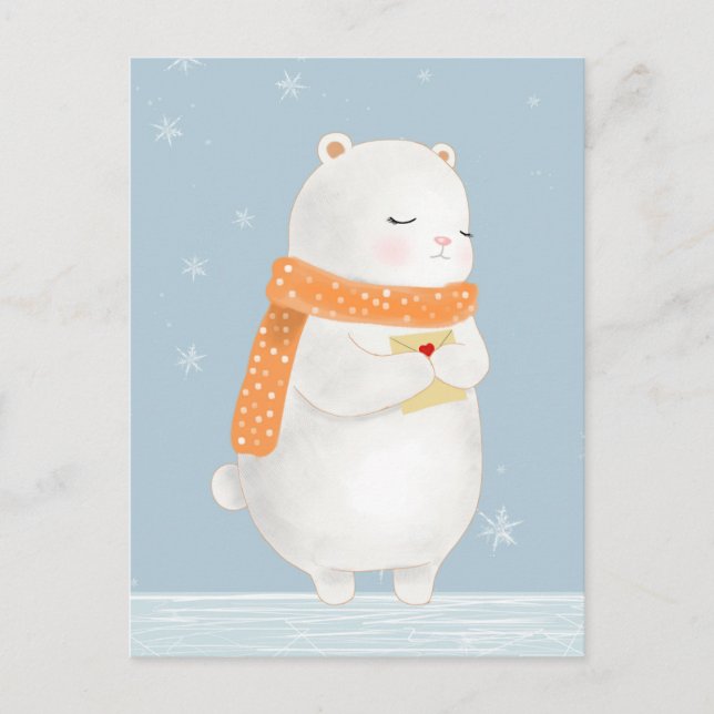 Kawaii Bear Postcard (Front)