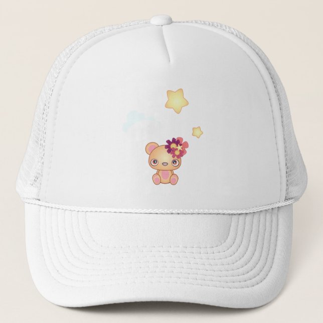Kawaii Bear Trucker Hat (Front)