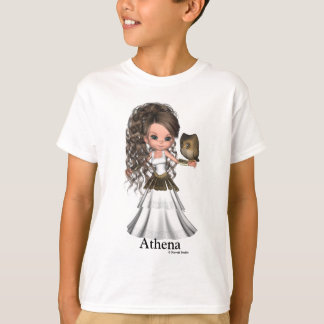 Kawaii Beautiful Athena Greek Goddess Shirt