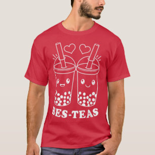 Kawaii Bes Teas Bubble Tea Cute Boba Besties T-Shirt