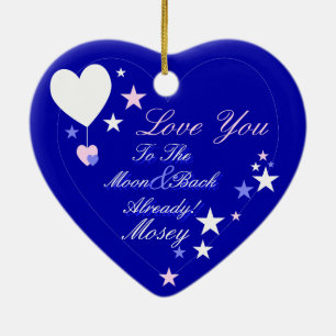 Kawaii Blueberry Basket (Boy) Ceramic Tree Decoration