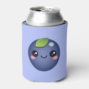 Kawaii Blueberry Can Cooler