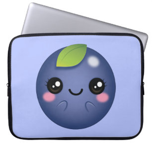 Kawaii Blueberry Laptop Sleeve