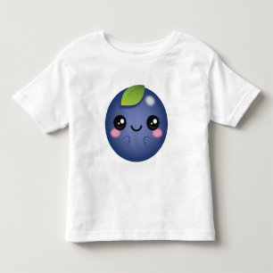 Kawaii Blueberry Toddler T-Shirt