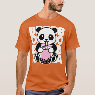 Kawaii Boba Tea Cute Panda Kawaii Bubble Tea Drin T-Shirt