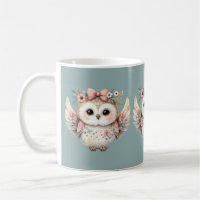 Kawaii Boho Owl Illustration