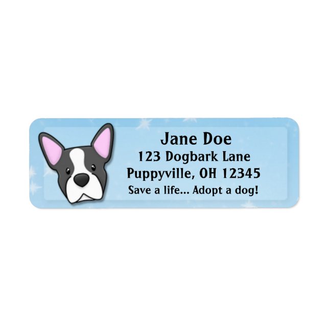 Kawaii Boston Terrier (Front)