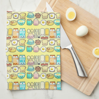 Kawaii Breakfast Club Tea Towel