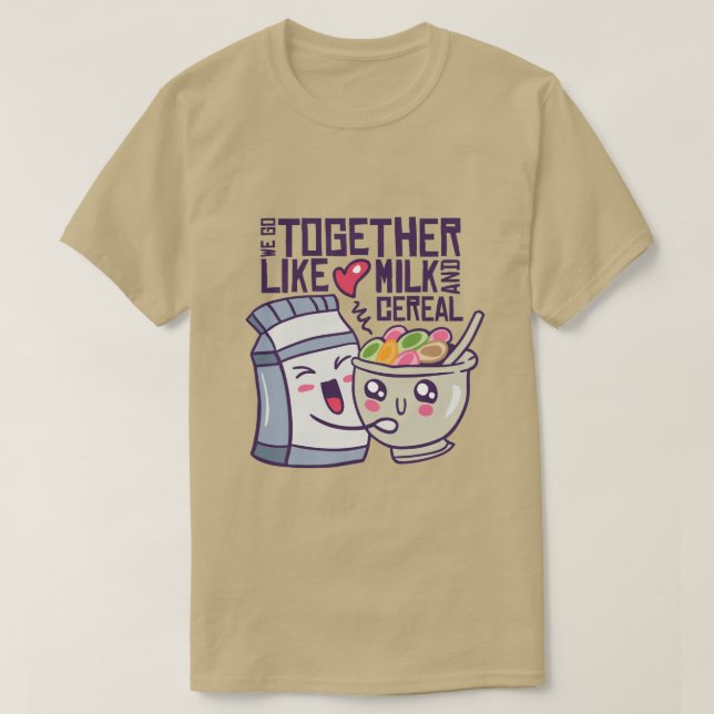 Kawaii Breakfast| We go together T-Shirt (Design Front)