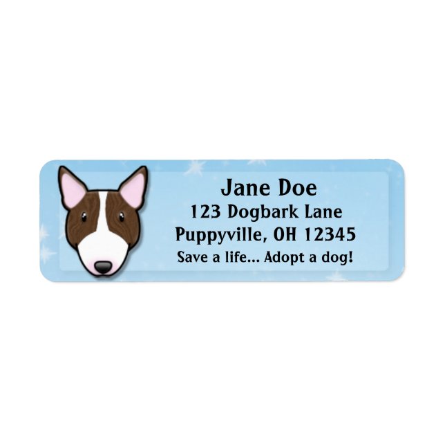 Kawaii Brindle Bull Terrier (Front)
