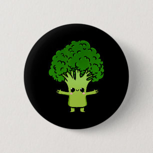 Kawaii Broccoli 6 Cm Round Badge