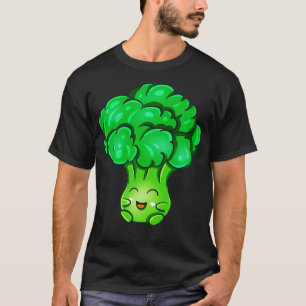 Kawaii Broccoli Cute Vegetables Veggie Fun Food T-Shirt