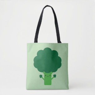 Kawaii Broccoli Tote Bag