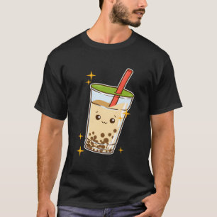 Kawaii Bubble Tea Boba Milk Tea Tapioca T-Shirt