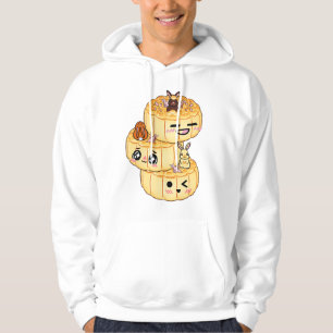 Kawaii Bunnies and Mooncakes - Japanese Snack and Hoodie