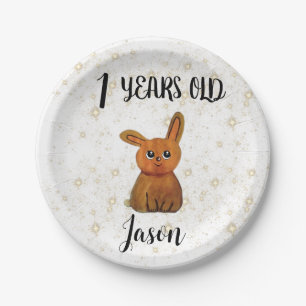 Kawaii Bunny bliss Paper Plate