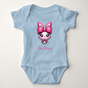 Kawaii Bunny Coquette, BowBunny Baby Bodysuit