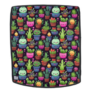 Kawaii Cactus Backpack #3 Face