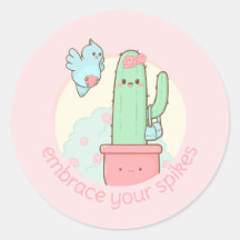 Kawaii cactus embrace your true self