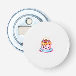 Kawaii cake bottle opener, cute round  opener