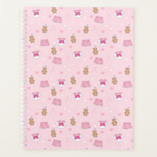 "Kawaii Campus" Preppy Schoolgirl Plain Planner