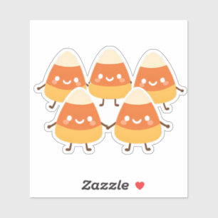 Kawaii Candy Corn Friends Cute Halloween Design