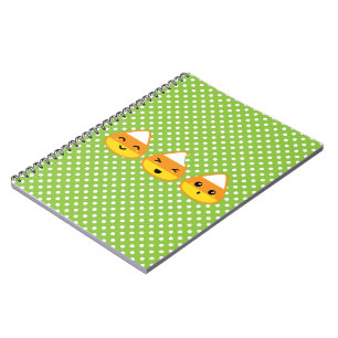 Kawaii Candy Corn Notebook