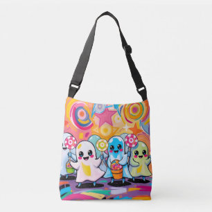 Kawaii Candy Parade Colourful Cute Cartoon Crossbody Bag