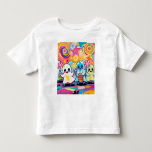 Kawaii Candy Parade Colourful Cute Cartoon Toddler T-Shirt