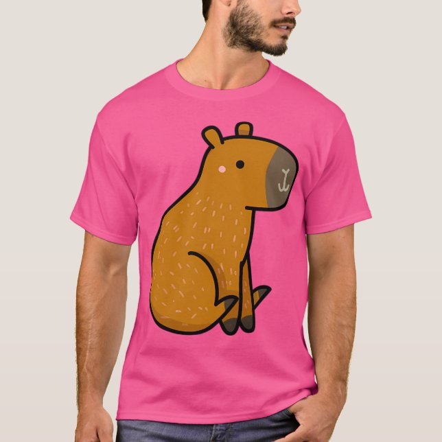 Kawaii Capybara T-Shirt (Front)