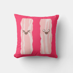 Kawaii Cartoon Bacon Cute Breakfast Cushion