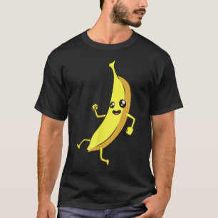 Kawaii Cartoon Banana  T-Shirt