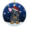 Kawaii Cartoon Blue Heeler Christmas Ornament