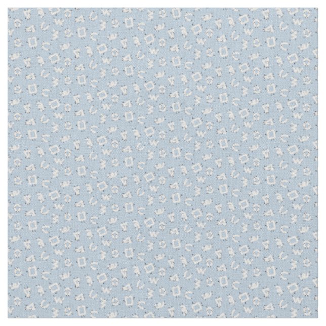 Kawaii cartoon strange signs fabric (Close Up)