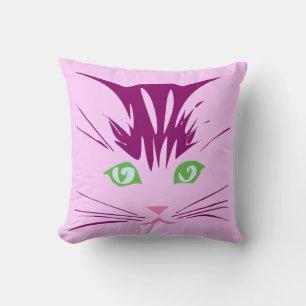 Kawaii Cartoon Sweet Cute Kitty Cat Face Cushion