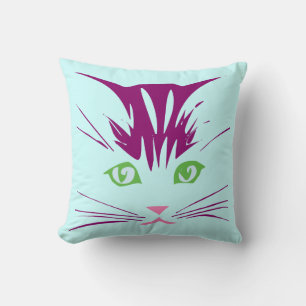Kawaii Cartoon Sweet Cute Kitty Cat Face Cushion