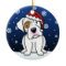 Kawaii Cartoon White Boxer Christmas