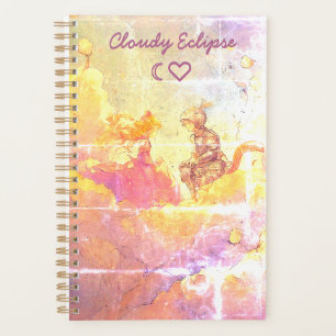 Kawaii Cat Girl Princess & Cat Knight Boy Planner