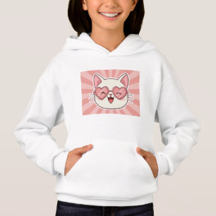Kawaii Cat Hoodie - Stay Cool! 😎💖